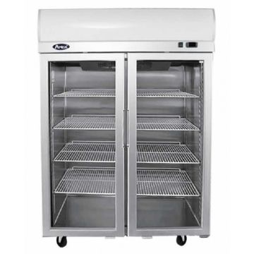 Atosa Top Mounted Double Door Display Glass Freezer YCF9408