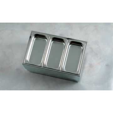 Robinox Steam Table Pan - 1/3 Size, 65mm Deep Z13065