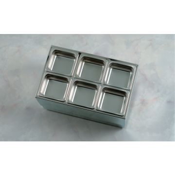 Robinox Steam Table Pan - 1/6 Size, 65mm Deep Z16065