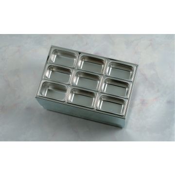 Robinox Steam Table Pan - 1/9 Size, 65mm Deep Z19065