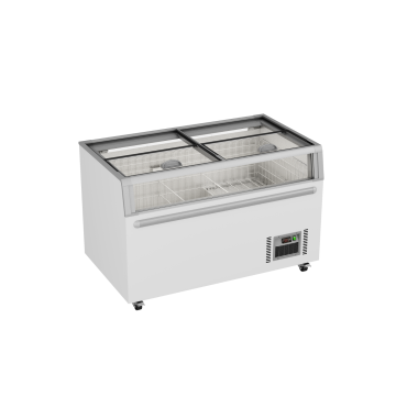 Thermaster Supermarket Island Freezer with Glass Sliding Lids - ZCD-L145G