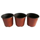 50 Round Plastic Thermoformed Nursery Garden Plants Double Colour Pot 160X140mm