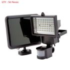 50X Brand New Solar Powered Bright Automatic Sensor Motion Led Outdoor Spotlight
