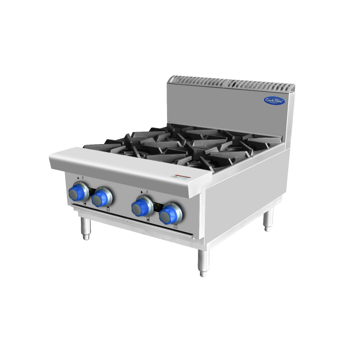 COOKRITE OPEN 4 BURNER COOK TOPS NG AT80G4B-C NG