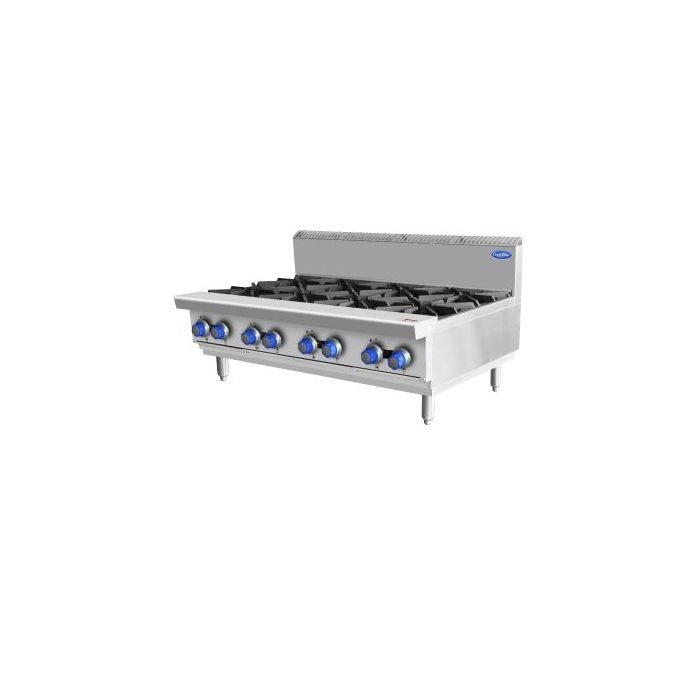 COOKRITE OPEN 8 BURNER COOK TOPS NG AT80G8B-C NG