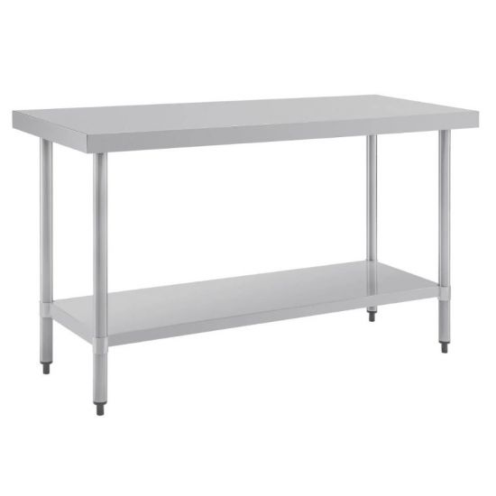 COMMERCIAL 600X1500 STAINLESS STEEL TABLE FOOD GRADE WORK BENCH 1500-6-WB HY