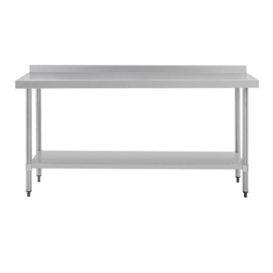 Commercial 1800x700 Stainless Steel Table Food Grade Work Splashback Bench 1800-7-WBB HY