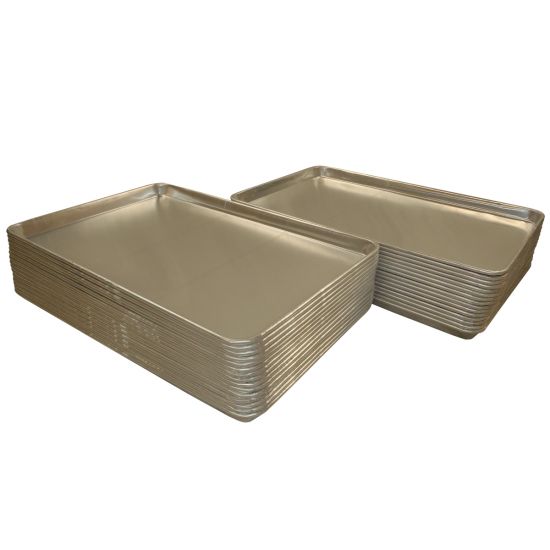 New 30Pcs Aluminium Oven Baking Pan Cooking Tray Bakers Gastronorm Trolley 600mm