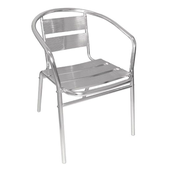 Bolero (Pack of 4) Aluminium Stacking Chairs U419