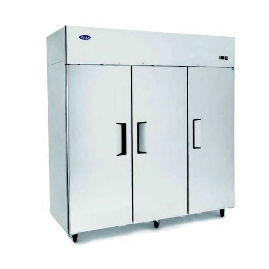 Atosa Top Mounted Three Door Refrigerator Fridge MBF8006
