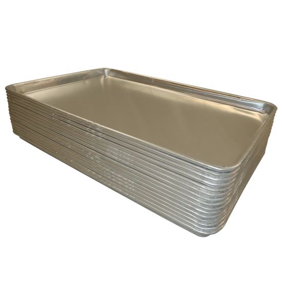 New 15Pcs Aluminium Oven Baking Pan Tray Bakers For Gastronorm Trolley 66X46X3cm