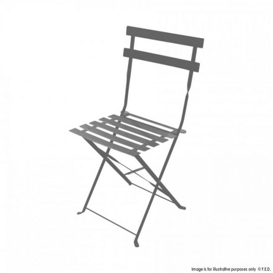 Bistro Chair Folded Grey Wd-S105Cgr