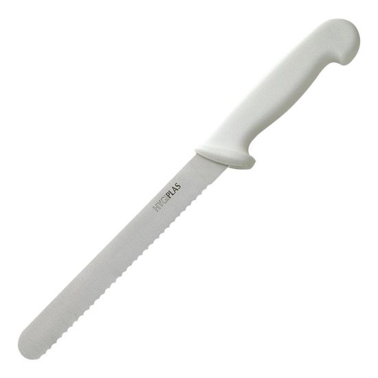 Hygiplas White Bread Knife 20cm C882