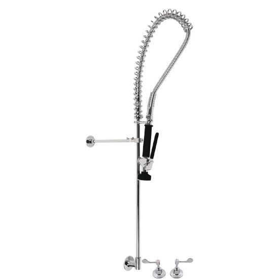 3Monkeez Concealed Mount Spray Tap Faucet Commercial Sink Sprayer Bk T-3M53810-B