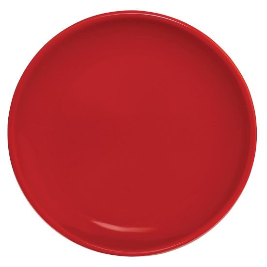 Olympia Cafe Coupe Plate Red 250mm (Pack of 6) HC524