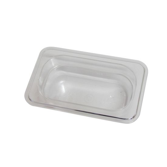 Robinox Clear Polycarbonate Gastronorm Pan - 1/9 Size, 65mm Deep C19065
