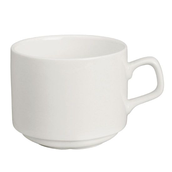 Lumina Fine China Stacking Cup 200ml (Pack of 6) CN831
