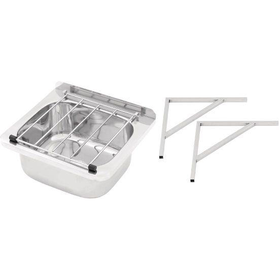 Cleaners Sink with Grate & Brackets 31.2 Ltr
