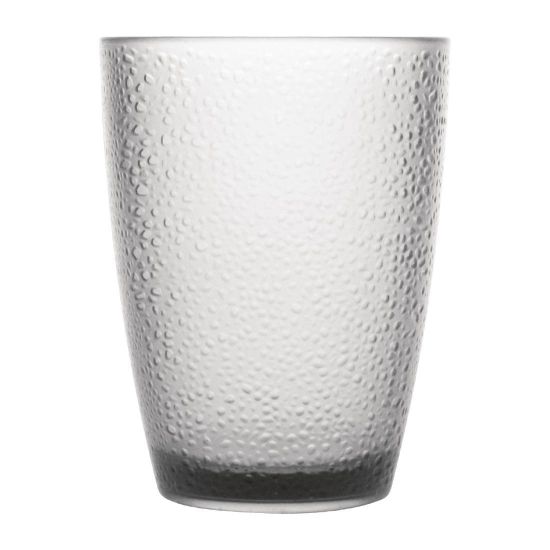 Kristallon Polycarbonate Tumbler Pebbled Clear 275ml (Pack of 6 only) DC928