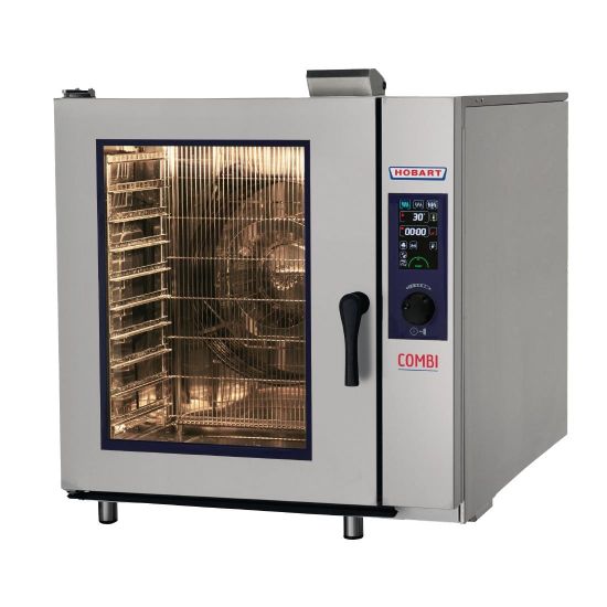 Hobart COMBI 10 x 2/1 or 20 x 1/1 GN Tray Electric Combi Oven HEJ102E