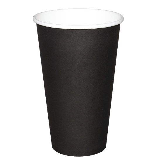 Fiesta(Pack of 50)Disposable Black Hot Cups 450ml x50 GF045