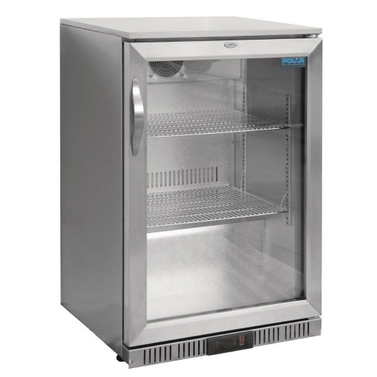 Polar G-Series Back Bar Cooler with Hinged Door Stainless Steel 138Ltr GL007-A