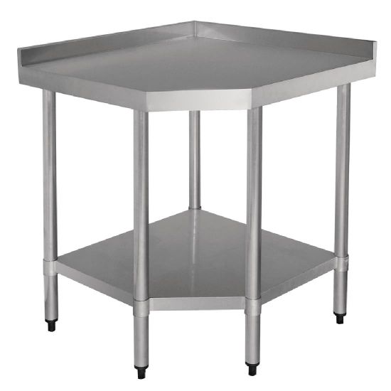Vogue Stainless Steel Corner Table 700mm GL278