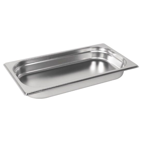 Vogue Stainless Steel 1/3 Gastronorm Tray 40mm GM311-A