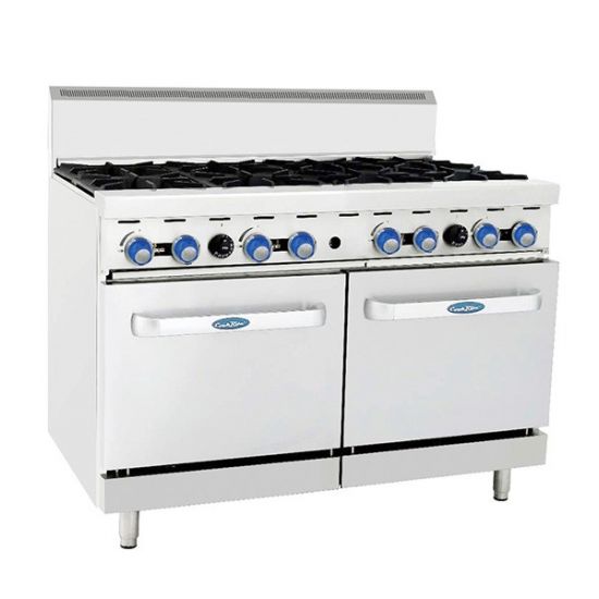 Cookrite 8 Burner With Oven AT80G8B-O LPG
