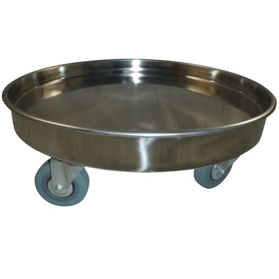 470mm Stainless Steel Kitchen Pot Moving Trolley With Wheels