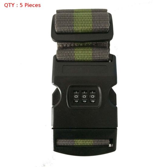 5X Brand New Travel Luggage Belt Packing Strap With Password Combination Lock