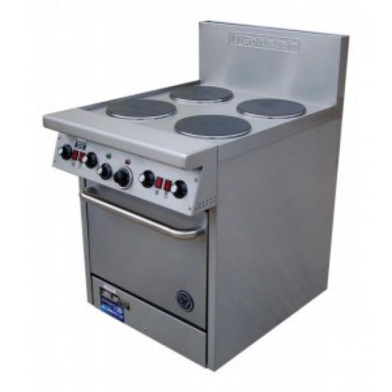 Goldstein 915mm Ranges - 2 Radiant Plates With Griddle Electric - 711mm High Speed Convection Oven Pec-2R-24G-28