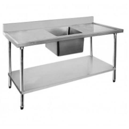 Single sink bench - centre sink 1200x700x900 - 1200-7-SSBC