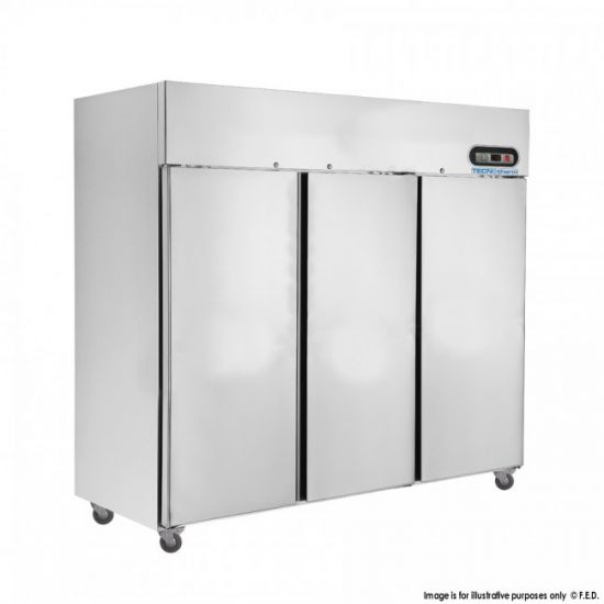 SUF1500 Three Door Ss Upright Display Freezer